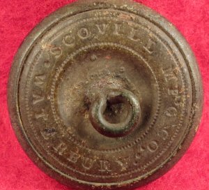 Connecticut State Seal Button